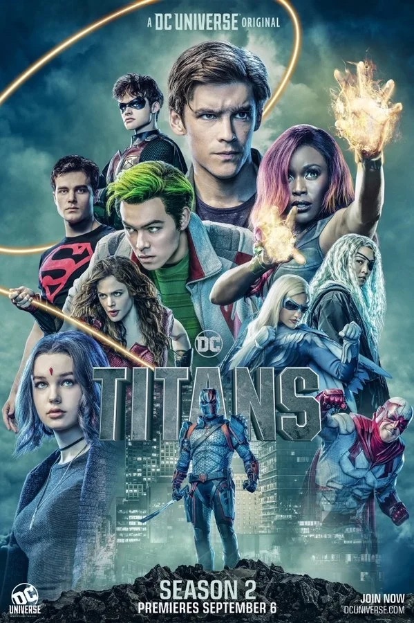 Titans (2018-2019), Seasons 1- 2, on HBOmax, DC Universe, Netflix