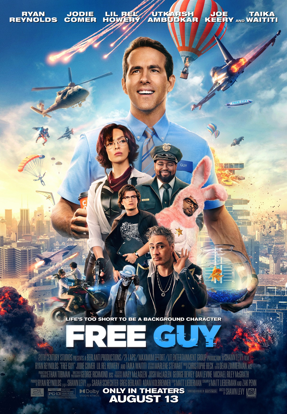 Free Guy (2021), in Theaters on Disney+ (Star)