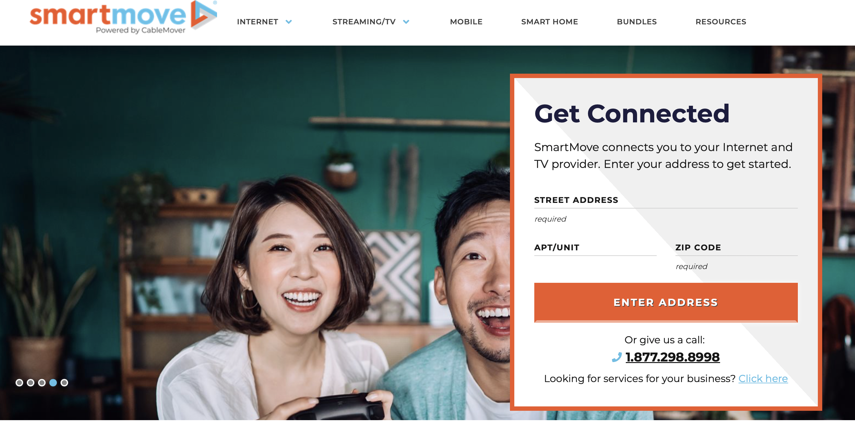 SmartMove: Connects you to your Internet & TV provider